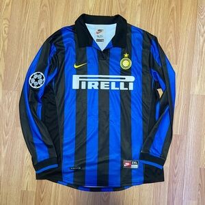 1998 Inter Milan Home Kit #9 Ronaldo